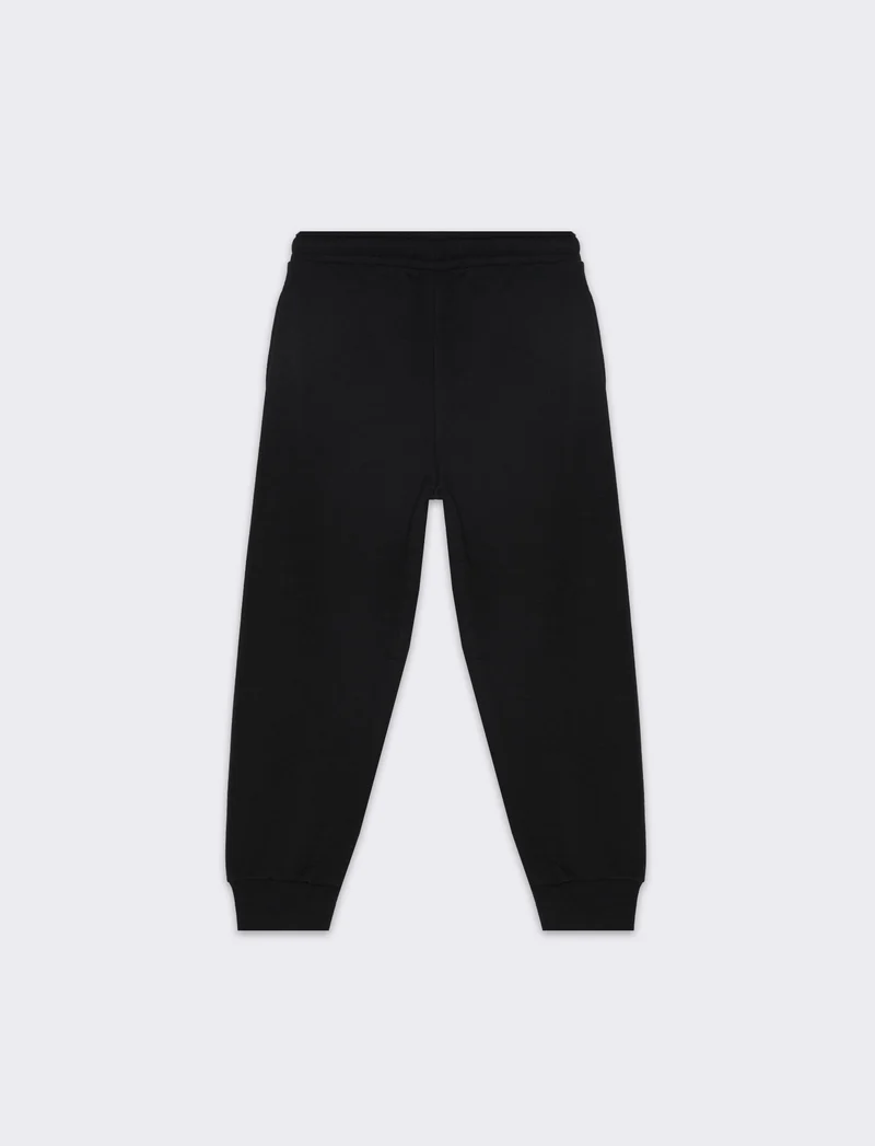 Pantaloni jogger con stampa da bambino - Nero