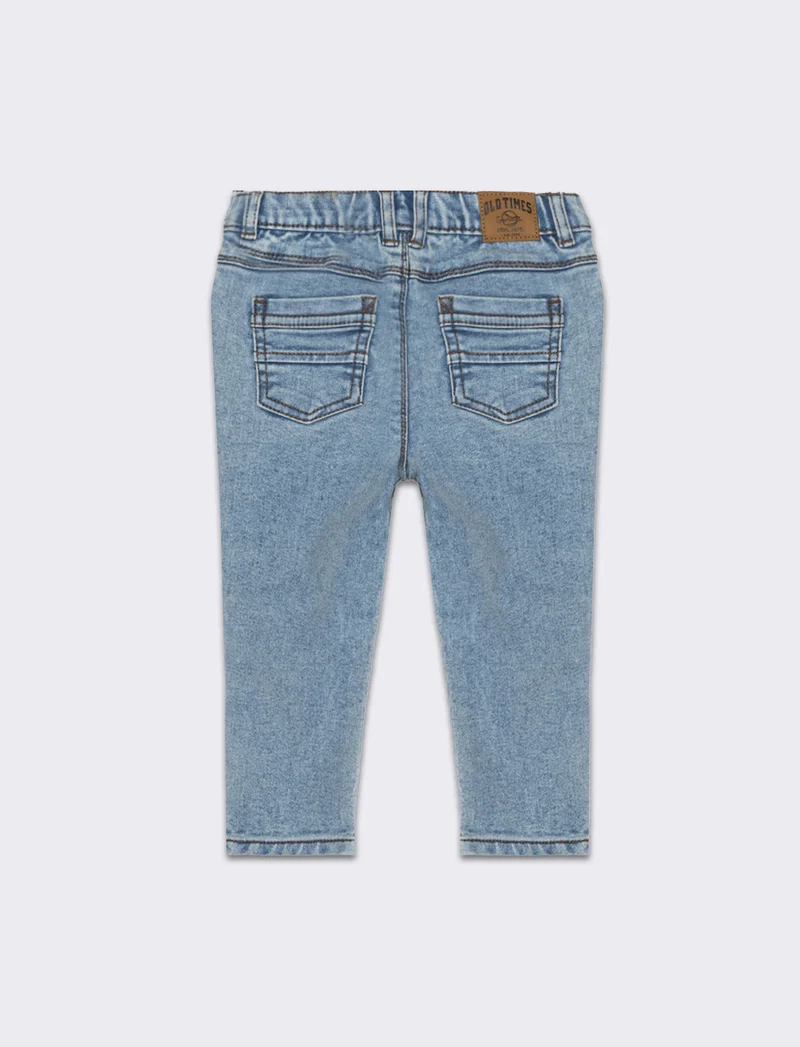 Jeans modello regular da neonato - Denim chiaro