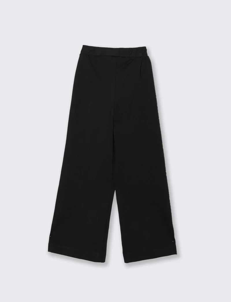 Pantalone in punto milano - Nero