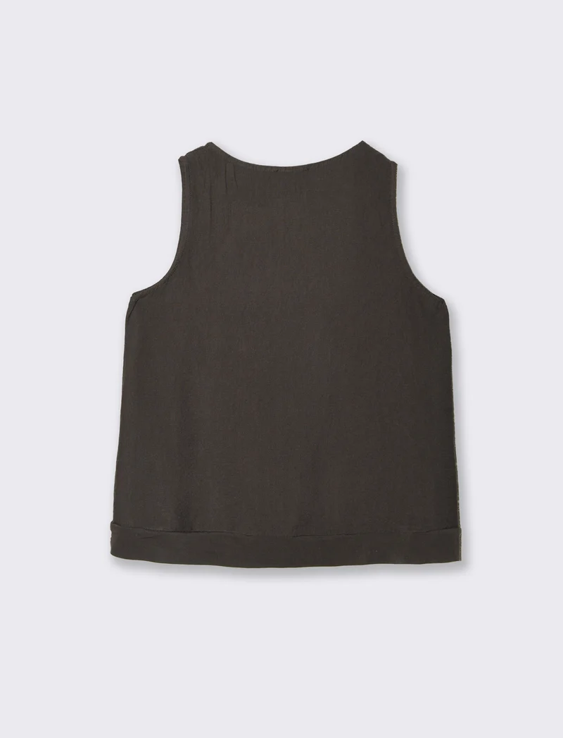 Top con collana - Moro