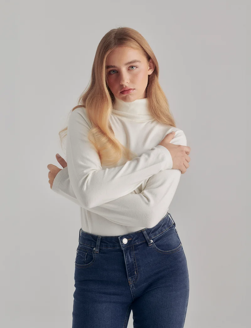PULLOVER BASICO - Avorio