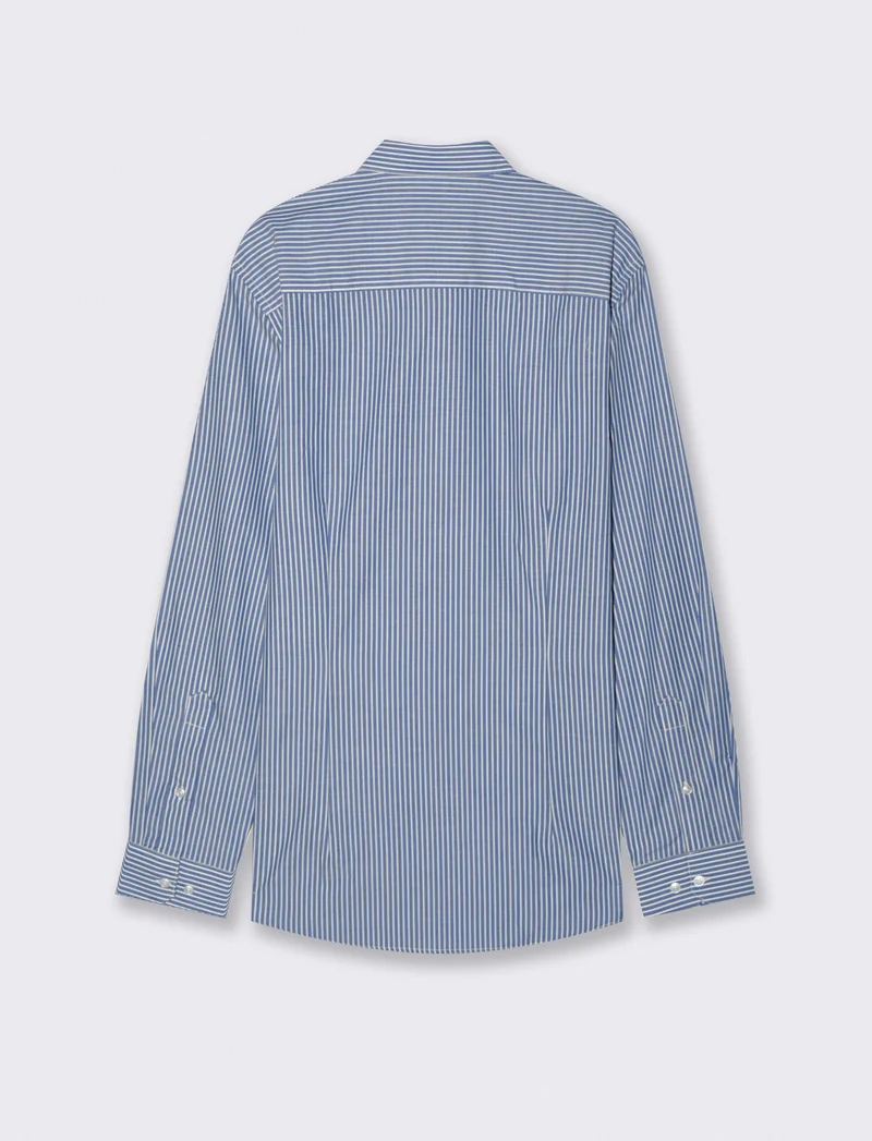 Camicia Regular Fit Easy Iron Unita e Fantasia - Avion