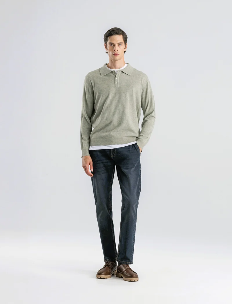 JEANS CHINO BLU SCURO - DENIM SCURO