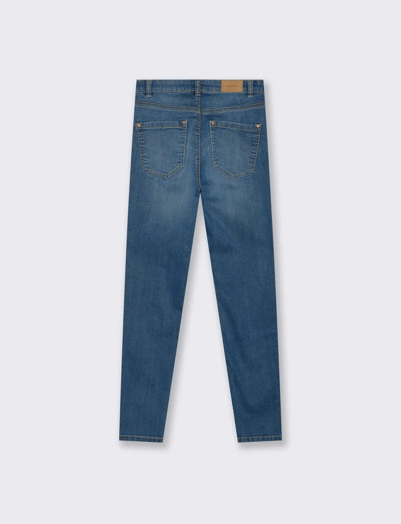 Jeans Skinny 5 Tasche Vita Regular - Denim