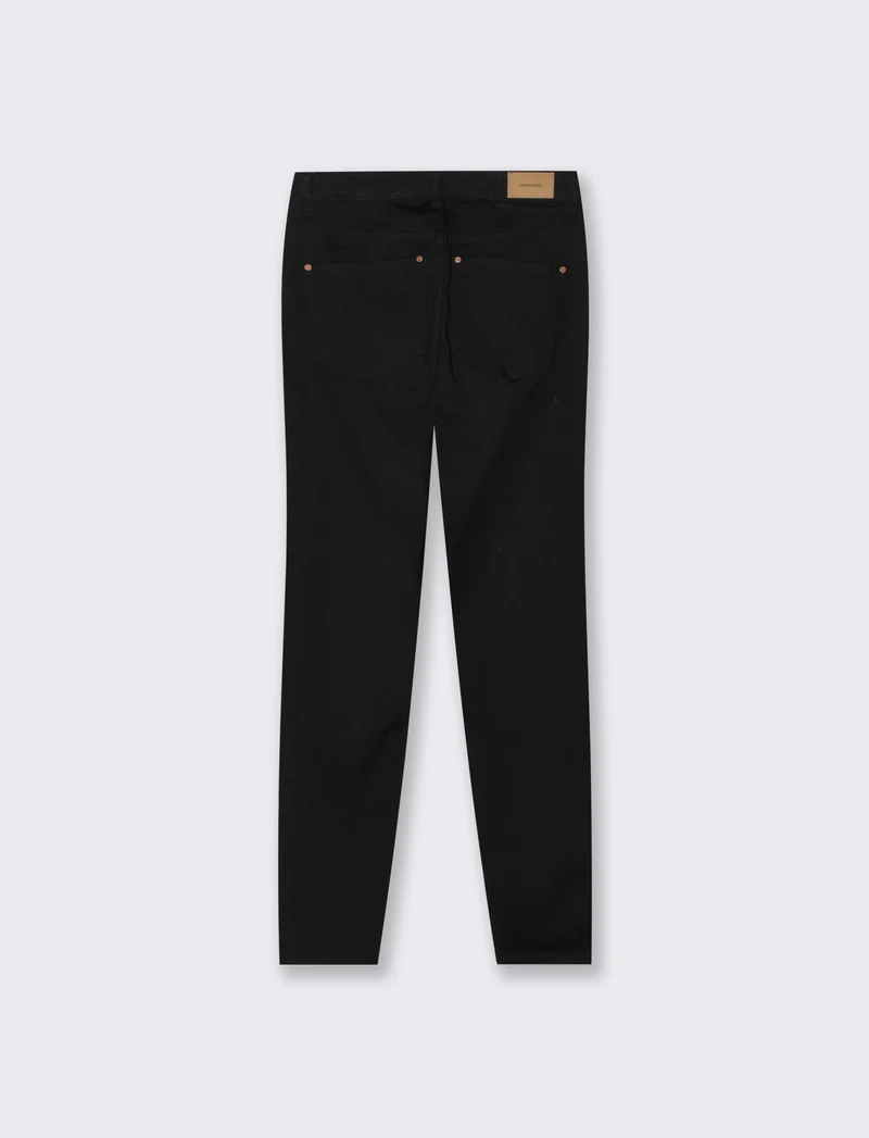 Jeans Skinny 5 Tasche Vita Regular - Nero