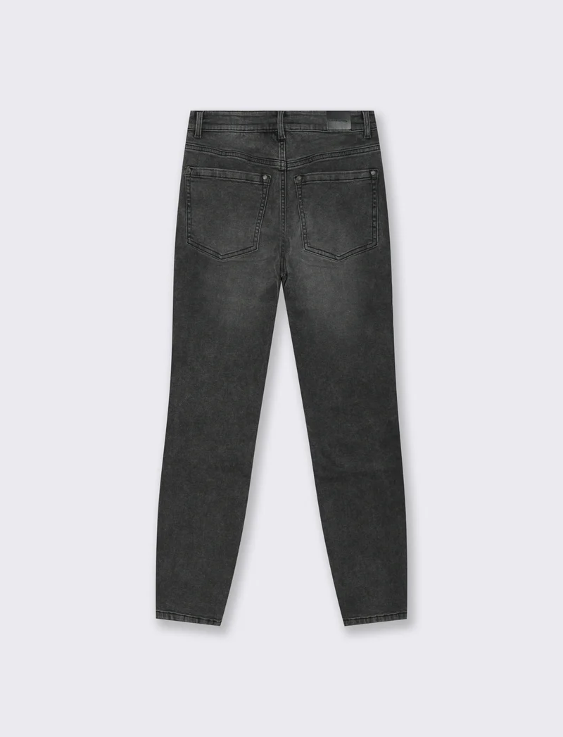 Jeans skinny vita regolare - Nero