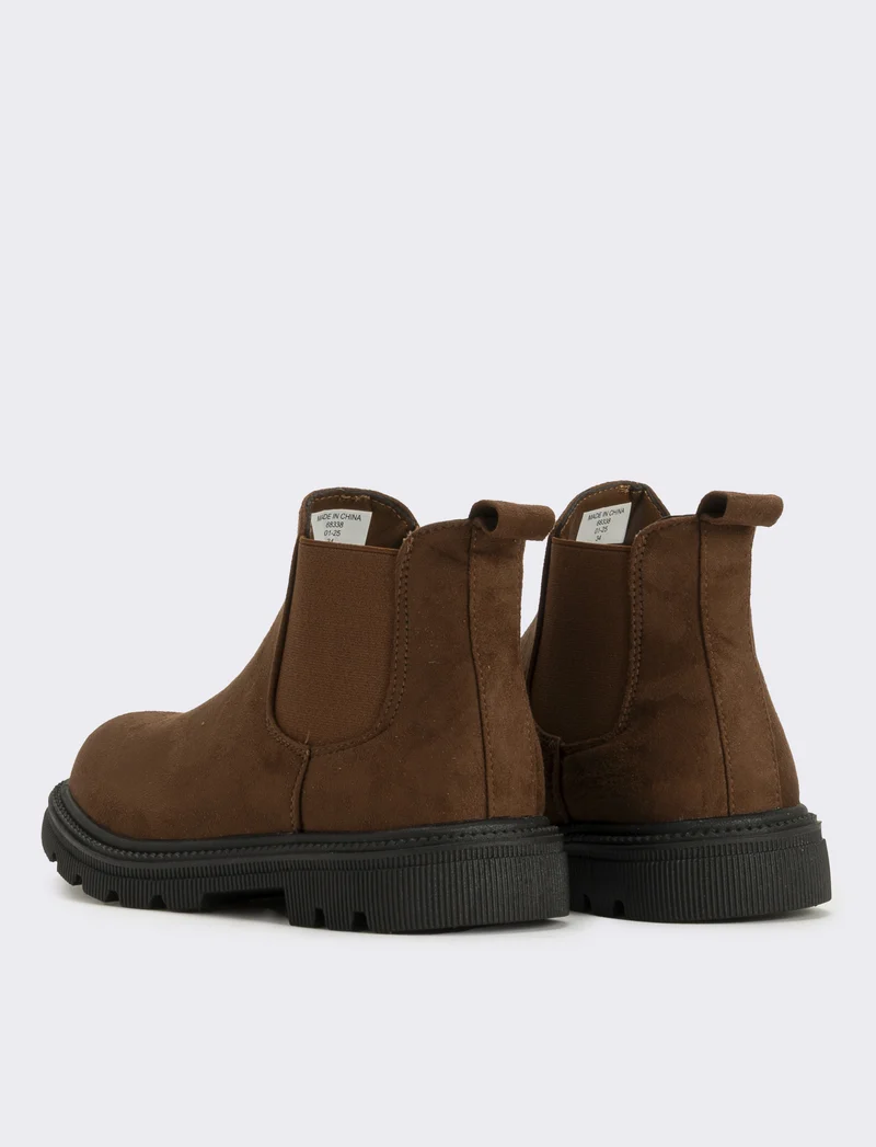 Stivaletto chelsea da bambino - Marrone