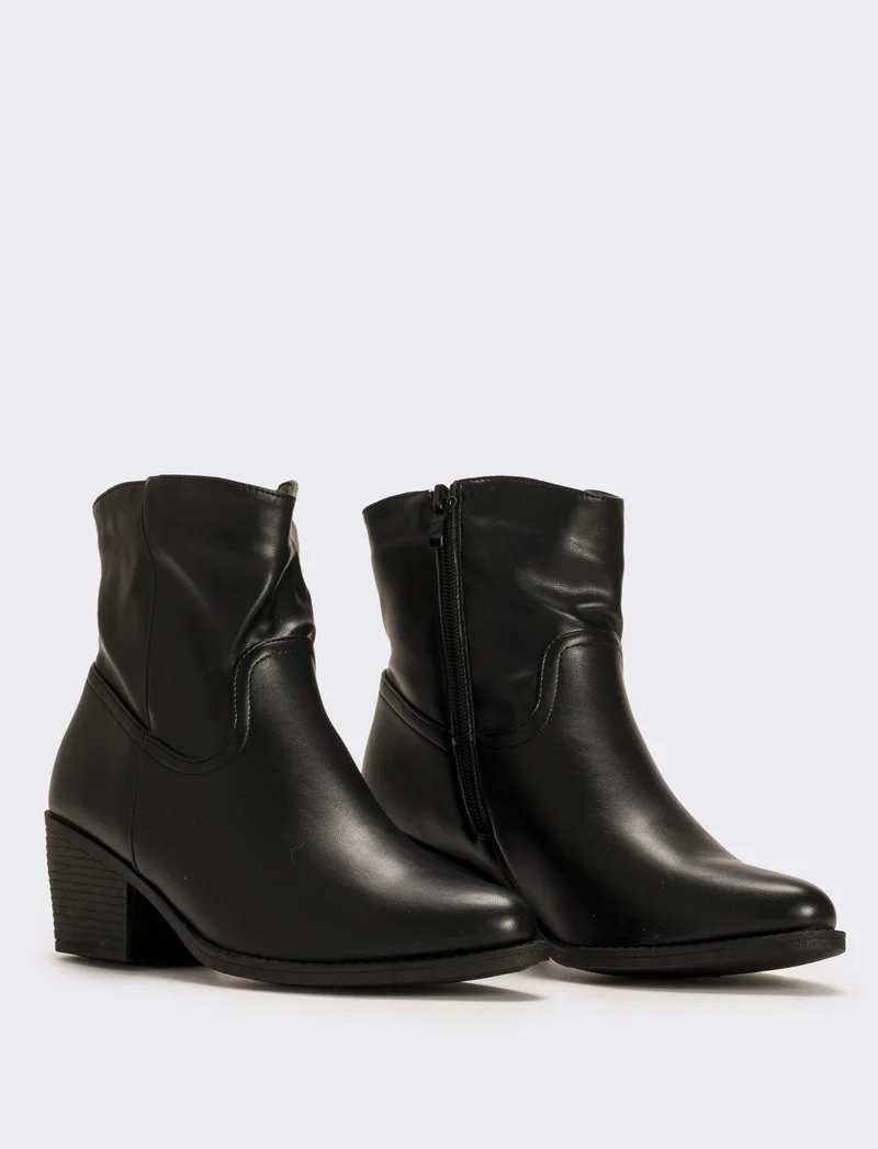 Tronchetto cowgirl da donna - Nero