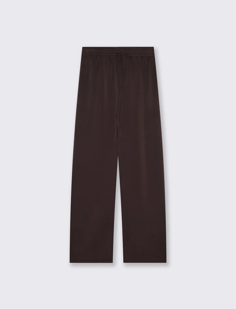 jogger in scuba con elastico e tasche - Moro