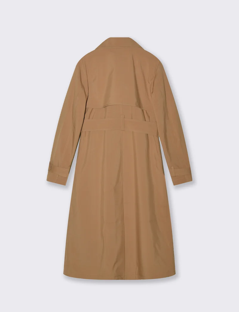 TRENCH CON CINTURA - Cammello