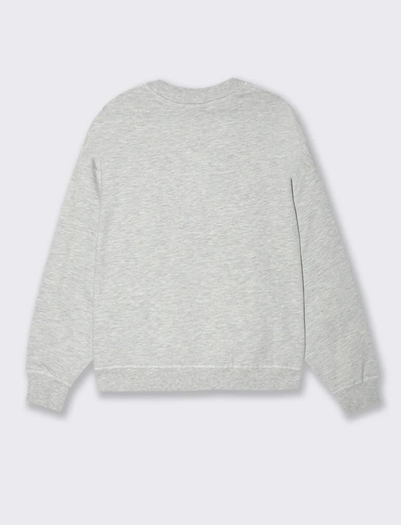 FELPA CON STAMPA - Grigio chiaro mel.