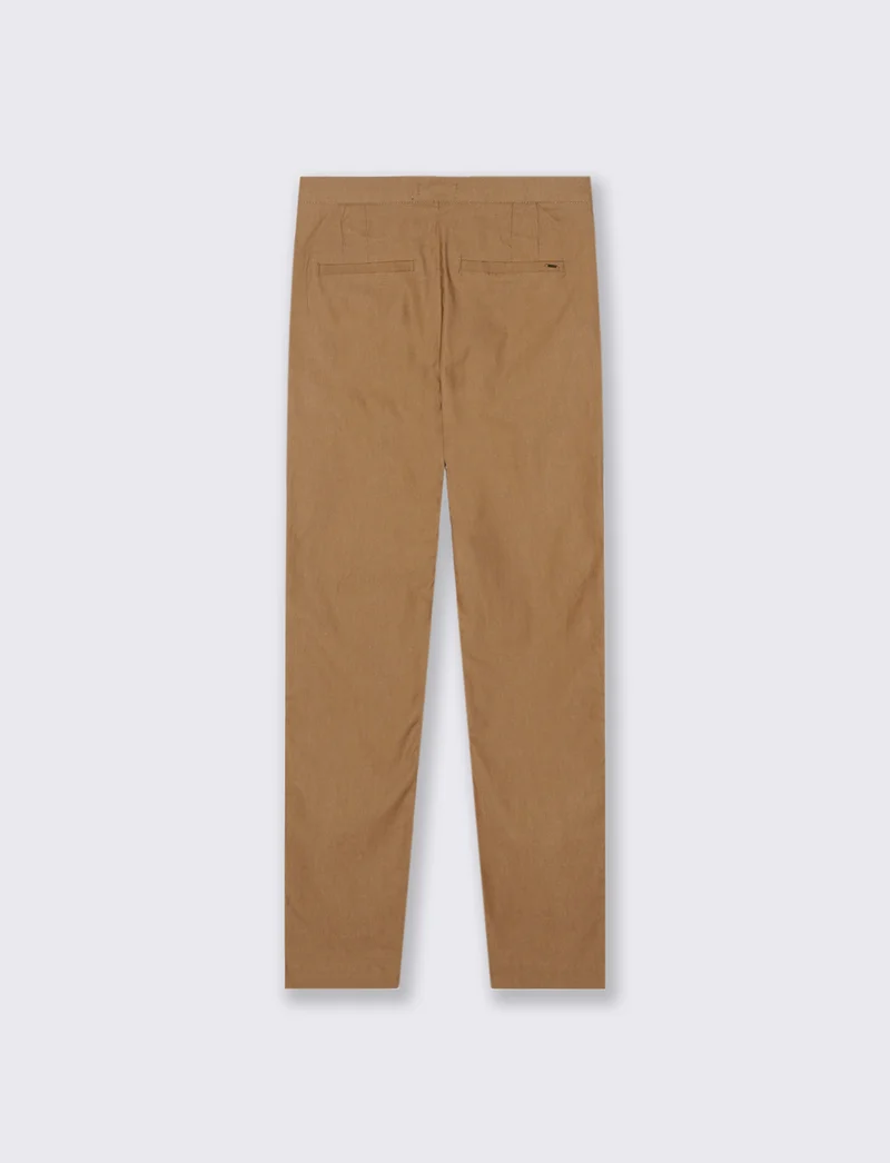 PANTALONE SLIM - Caramello