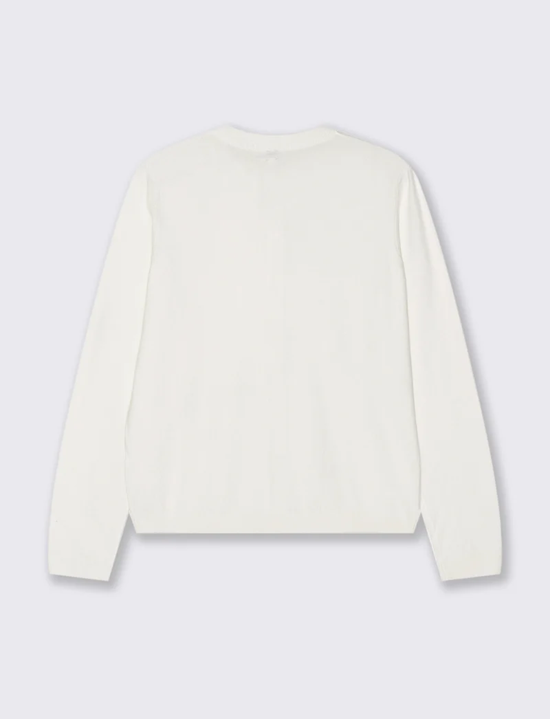 CARDIGAN BASICO - Avorio