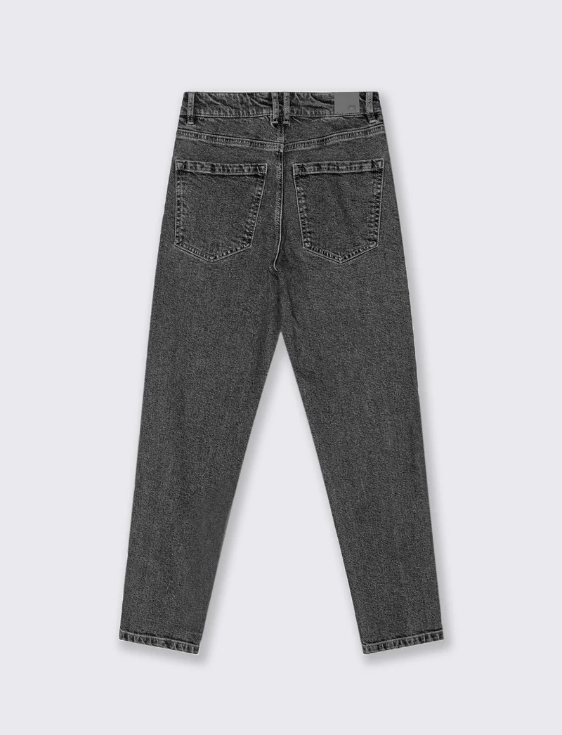 JEANS MOM FIT SLIM - Nero