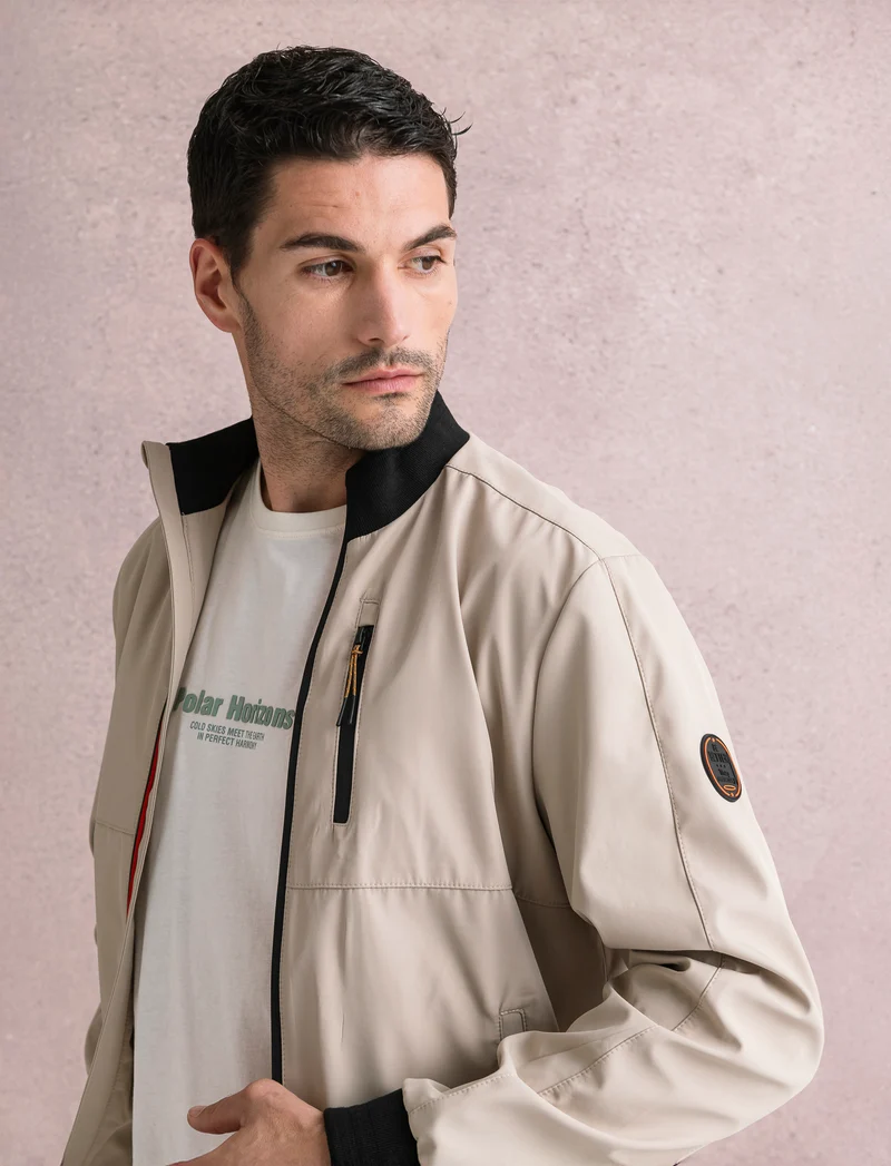 GIUBBOTTO ANTIVENTO - Beige