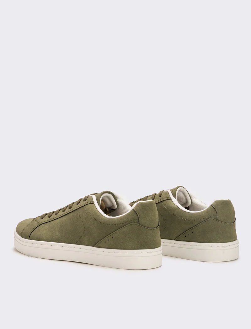 Sneakers minimal da uomo - Verde