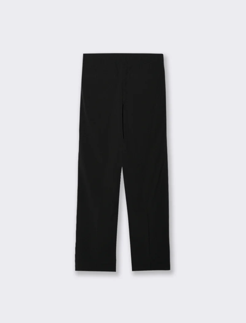 PANTALONI CHINO LOOSE WIDE LEG - Nero