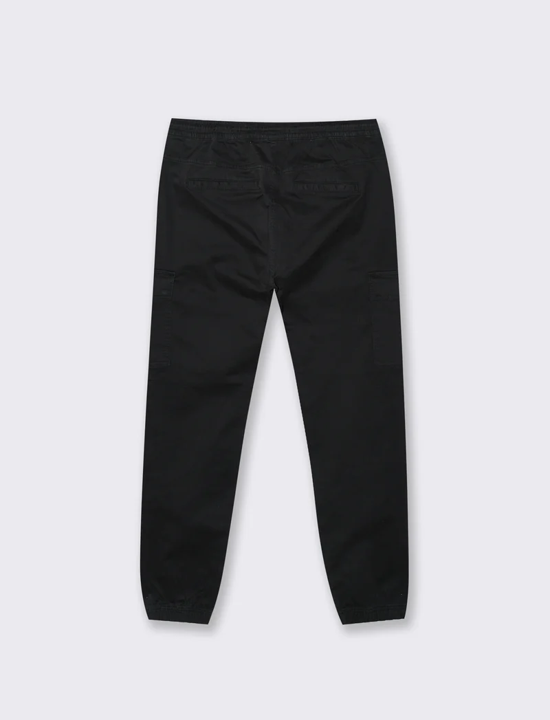 PANTALONI CARGO FIT - Nero