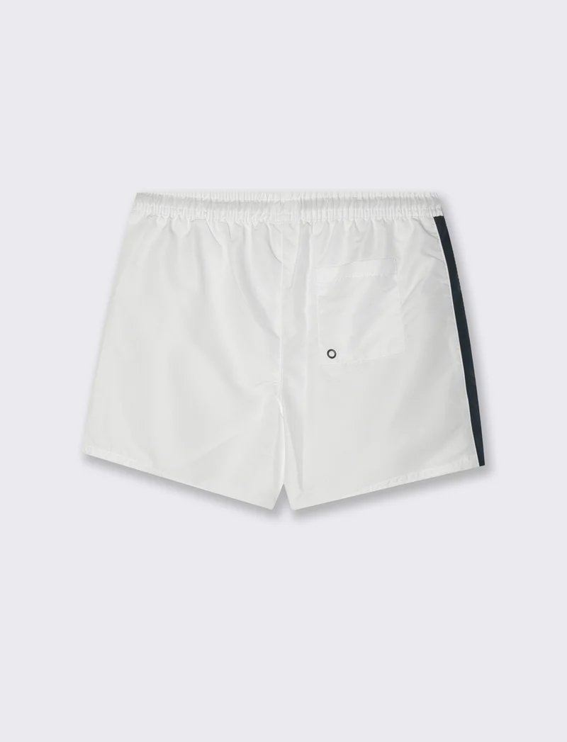 Costume da mare con stampa Sweet Years da uomo - Bianco