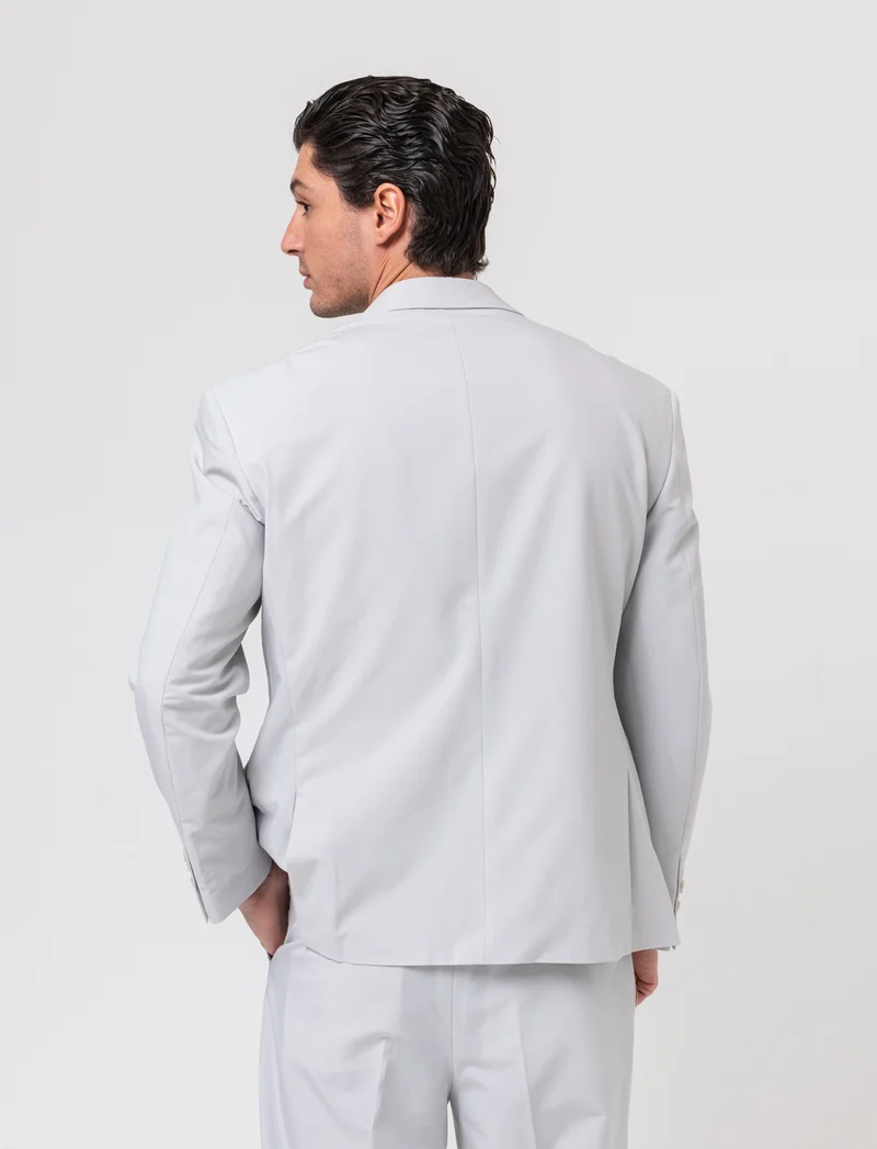Pantaloni da completo relaxed fit da uomo - Grigio ghiaccio