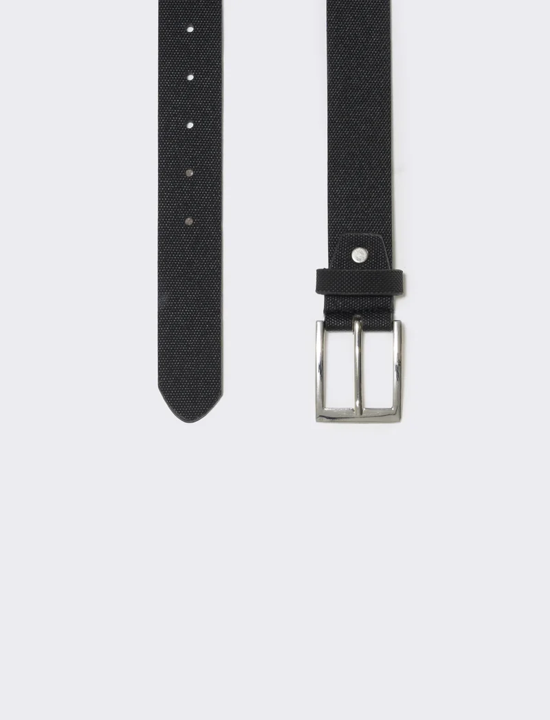 Cintura fusto stampato elegante e versatile - Nero