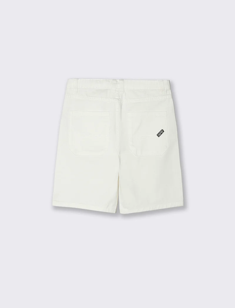 Bermuda 5 tasche in cotone per ogni stile - Bianco