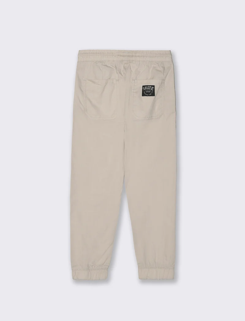 Pantaloni Jogger in Cotone Confortevoli - Beige