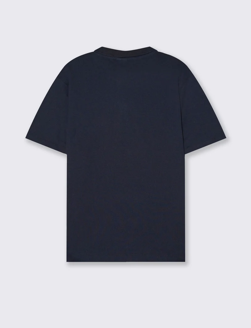 Polo in piquet elasticizzato premium - Blu