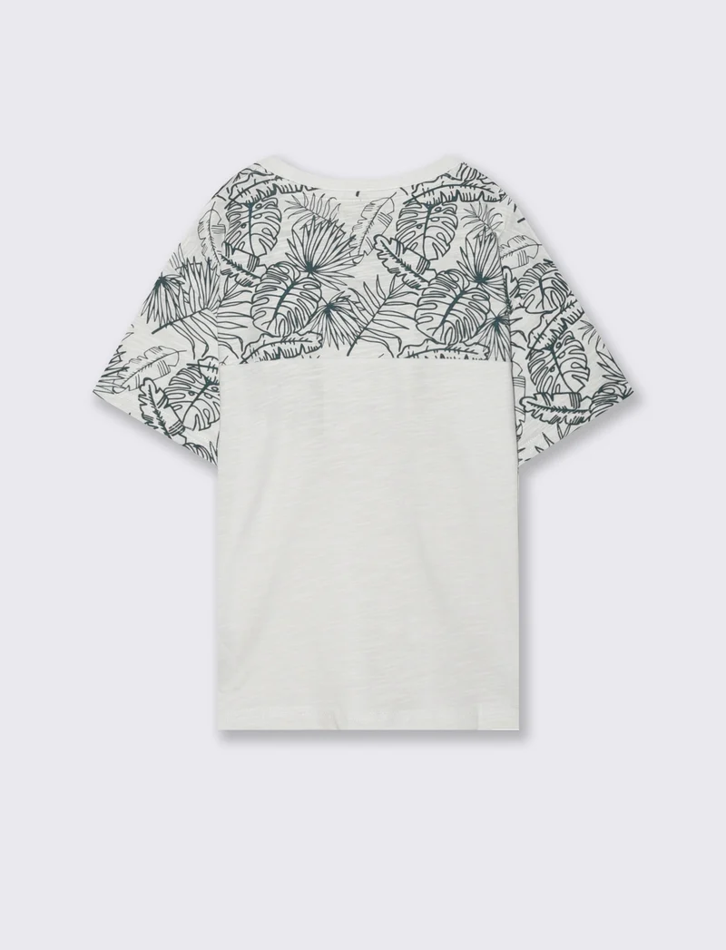 T-shirt con taschino per serate casual - Bianco