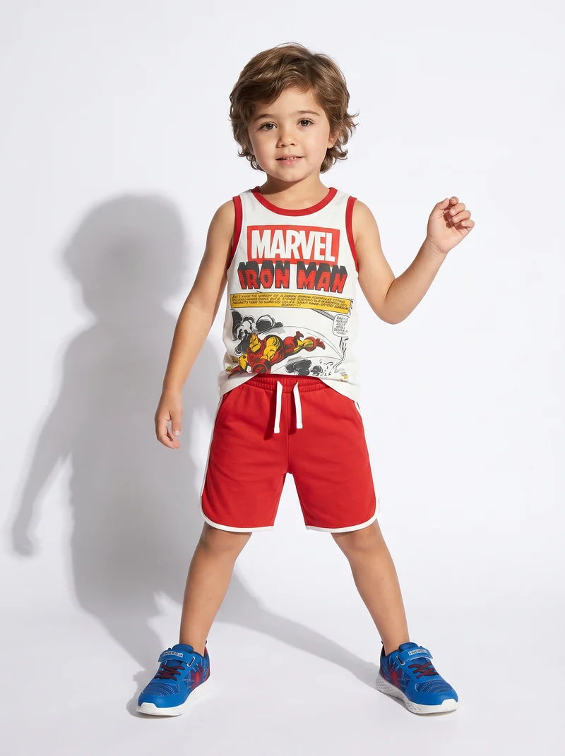 Canotta Marvel per bambini versatile e divertente - Rosso