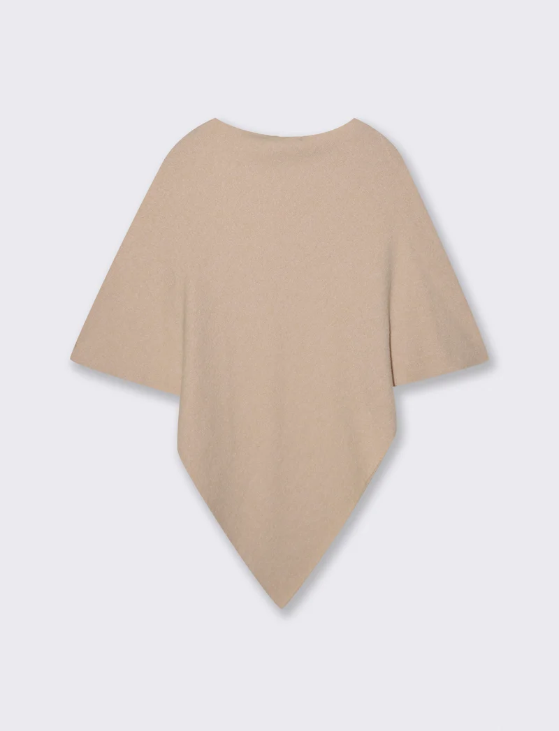 Mantella in maglia - Beige