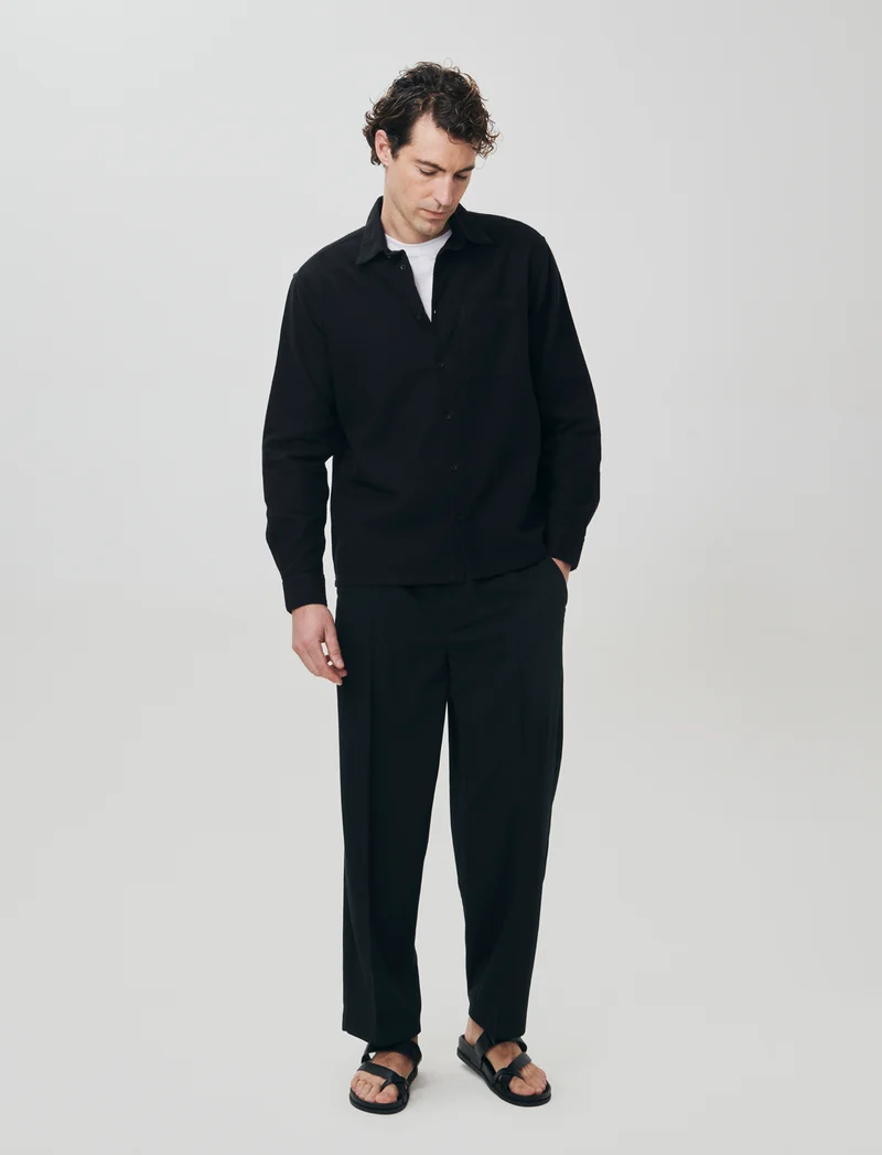 Pantalone Chino Jogger Baggy Fit - Nero