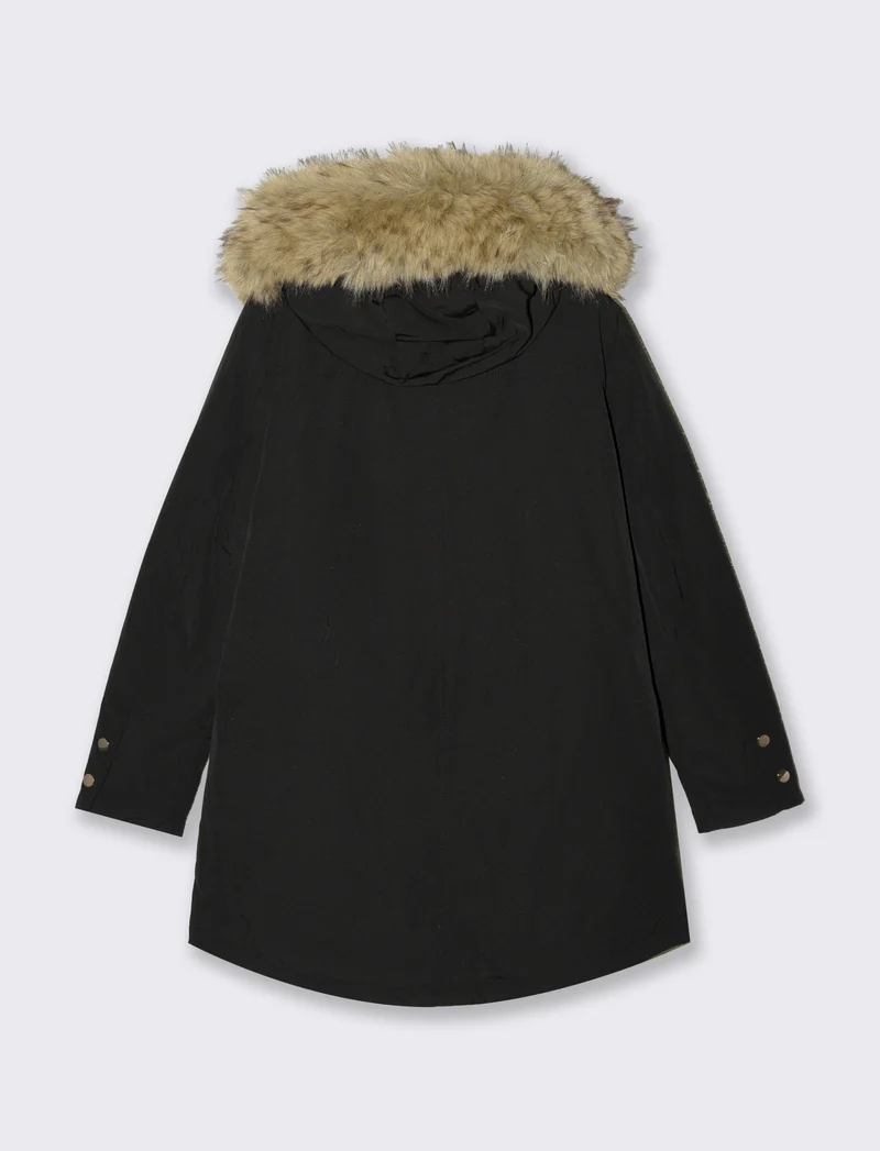 GIACCONE MODELLO PARKA - Nero