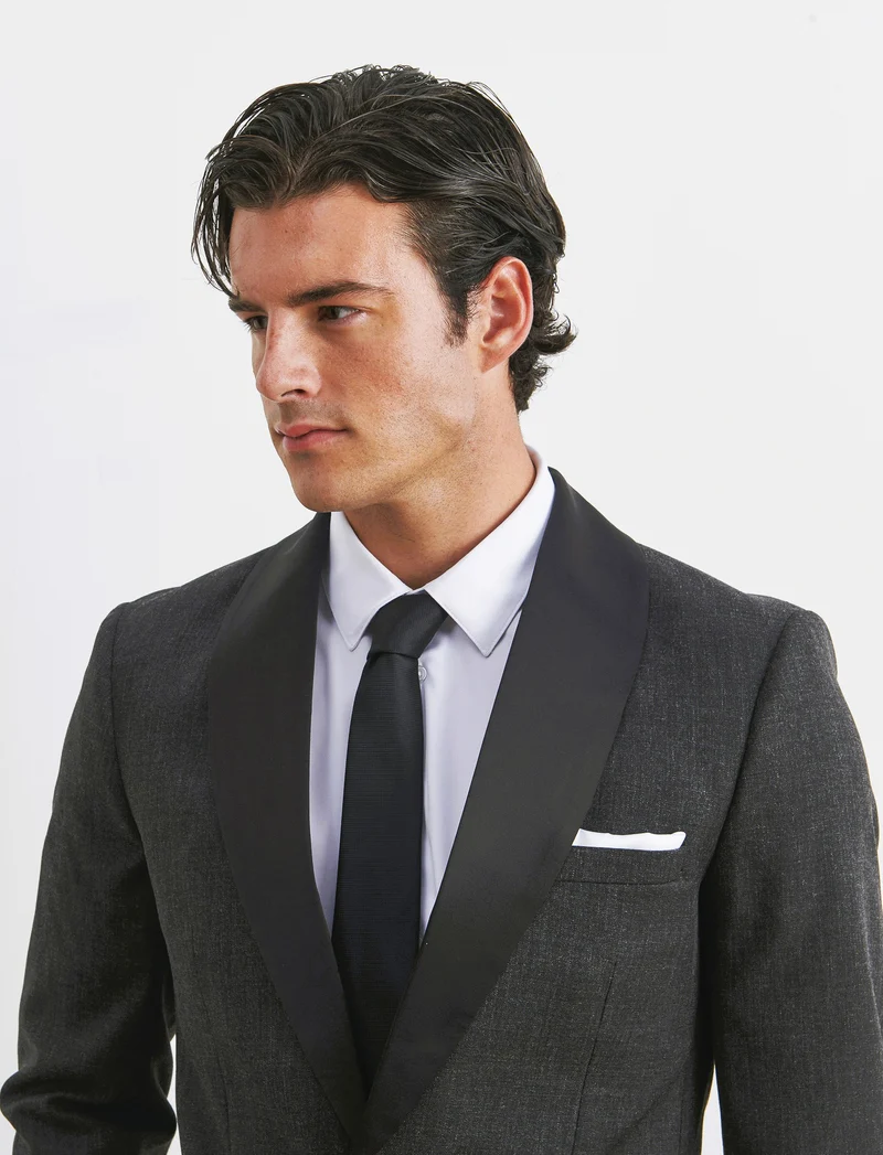 BLAZER DA COMPLETO SMOKING FORMAL FIT - Nero