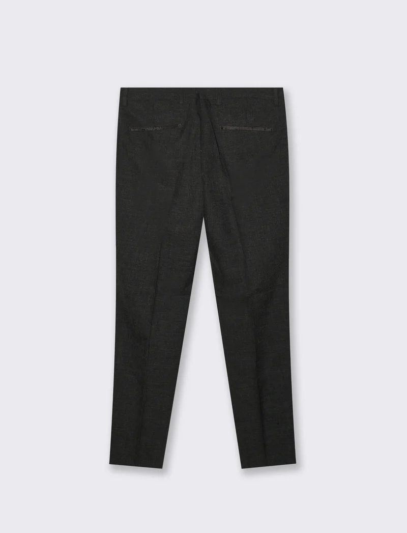 PANTALONI DA COMPLETO SMOKING FORMAL FIT - Nero
