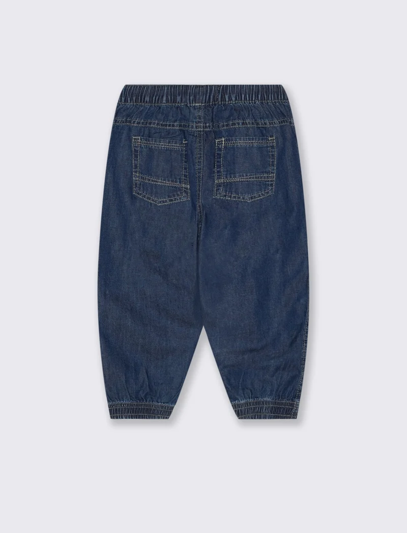 Jeans ampi in morbido chambray estivo - Denim