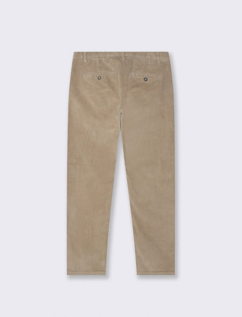 PANTALONI CHINO IN VELLUTO - Beige