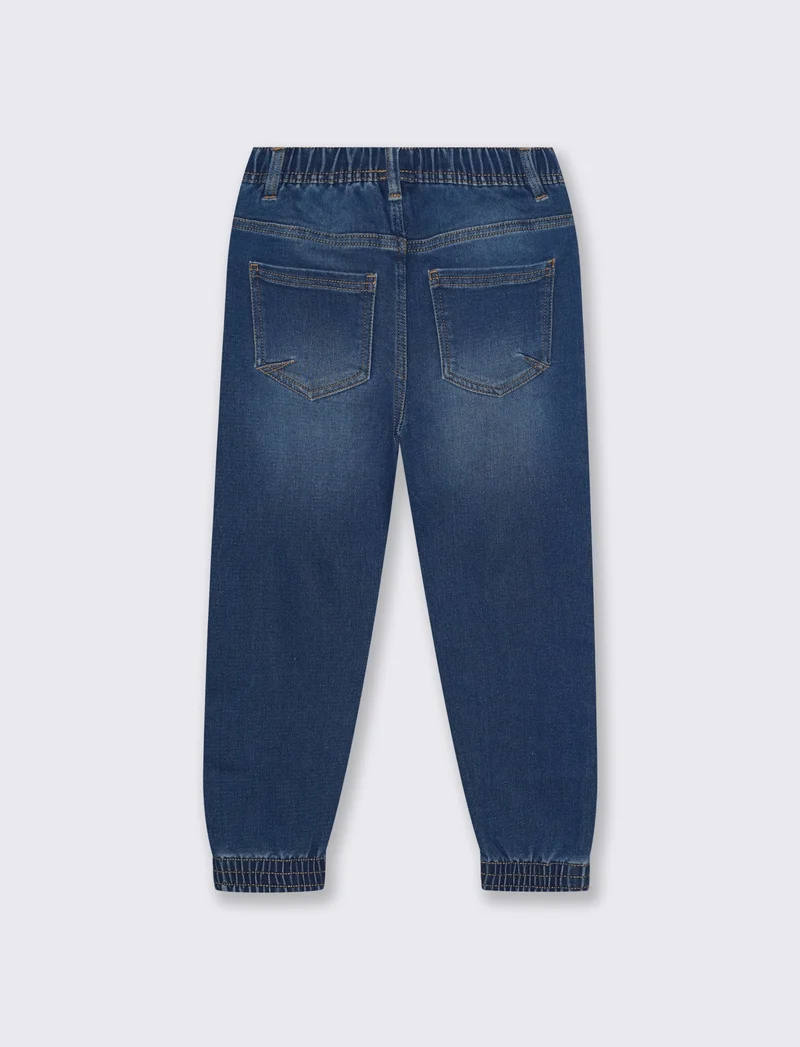 Jogger denim elastico per stile casual - Denim