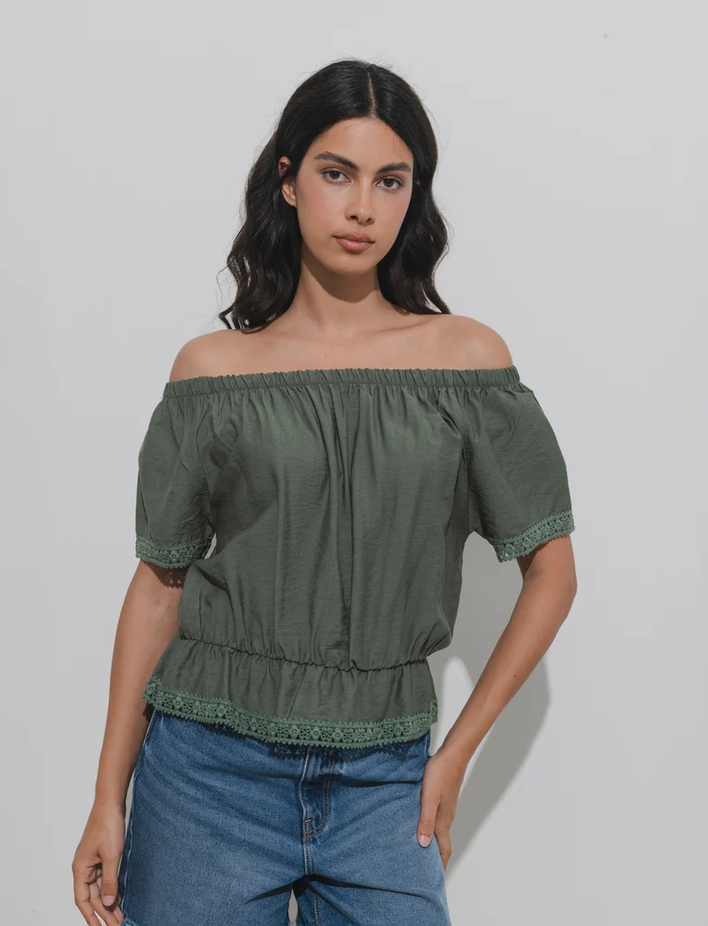 T-shirt con pizzo da donna - Ve.milit.