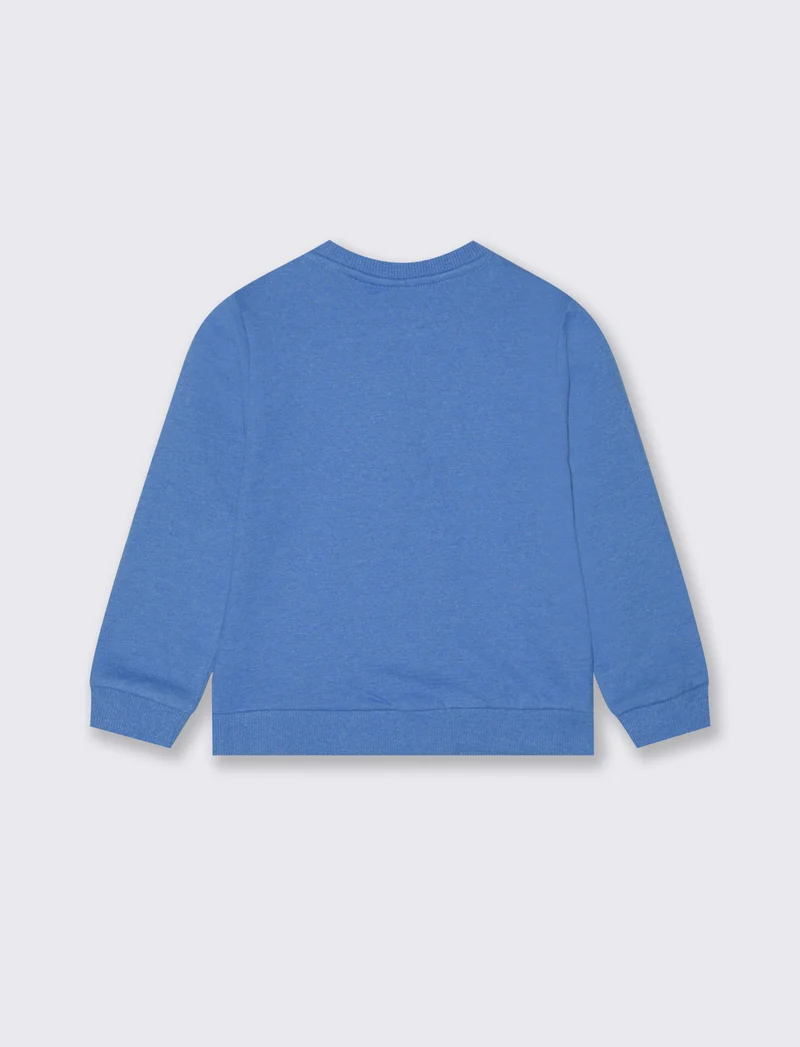 Felpa Stitch - Blu cobalto