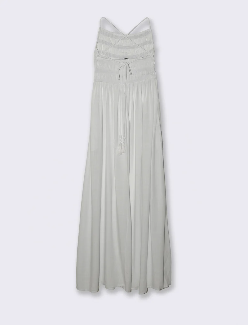 Abito con spalline da donna - Bianco
