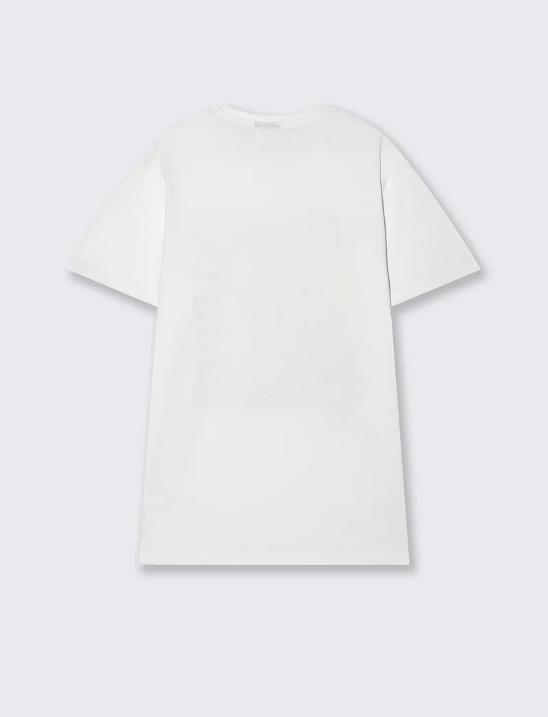 T-shirt con stampa One Piece da uomo - Bianco