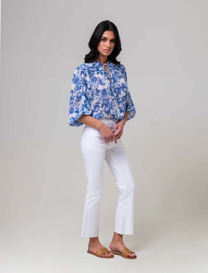 Blusa con ruches da donna - var 2