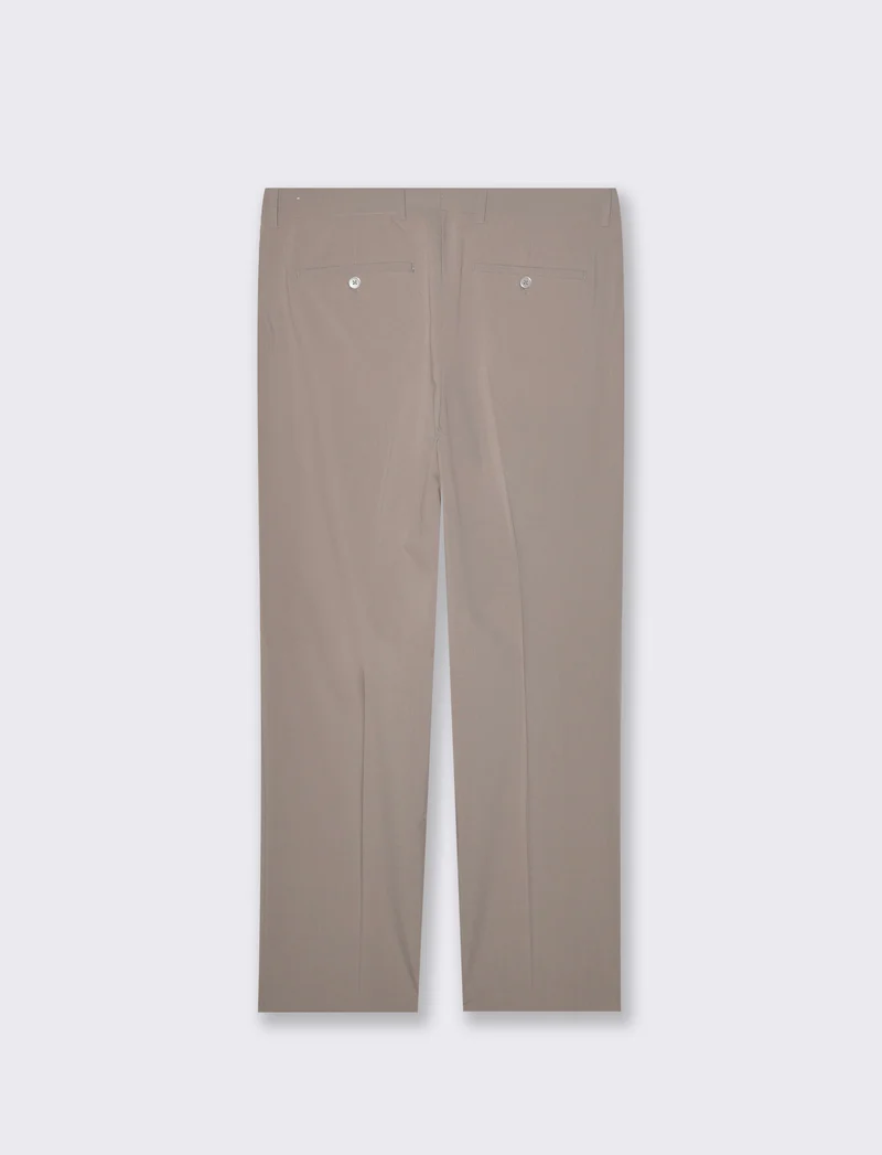 Pantaloni da completo relaxed fit da uomo - Grigio tortora