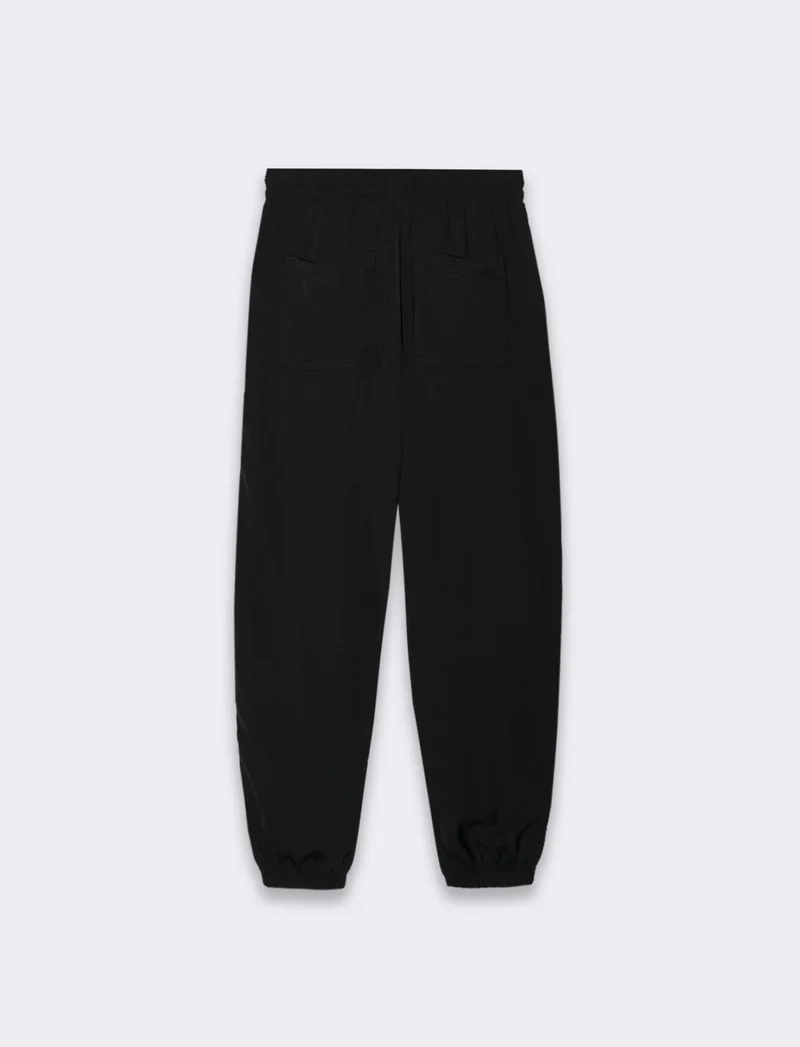 Pantalone con coulisse da donna - Nero