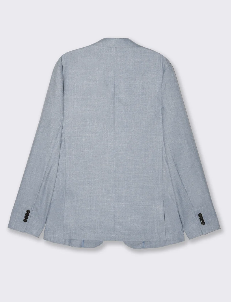 Blazer da completo formal fit da uomo - Celeste