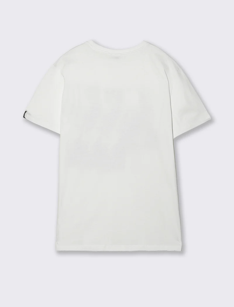 T-shirt stampa jimi hendrix da uomo - Bianco