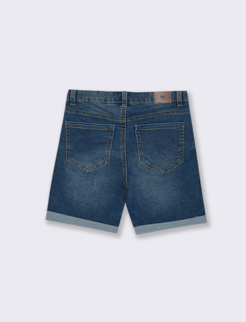 Bermuda in denim da donna - Denim chiaro