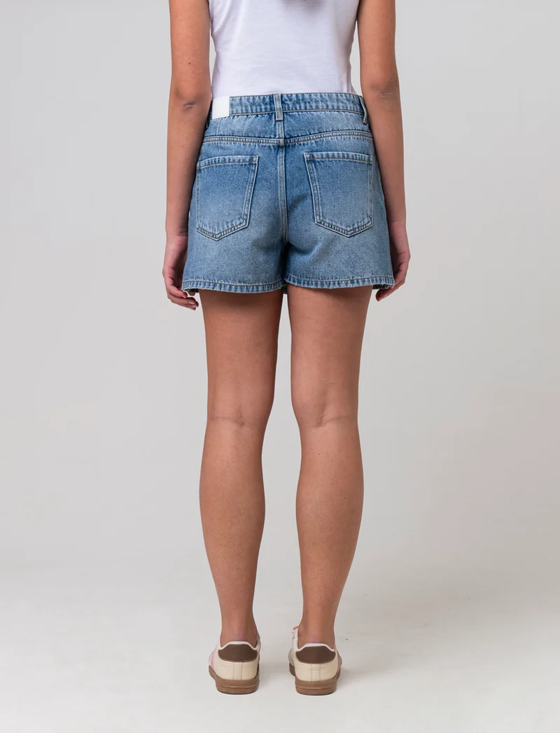 Gonna pantalone in denim da donna - Denim