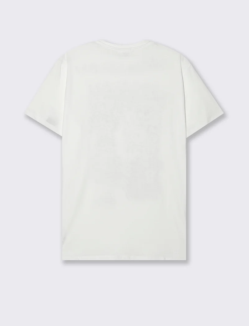 T-shirt stampa simpsons da uomo - Bianco